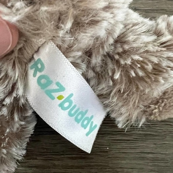 Raz Buddy‎ Sloth Plush Pacifier Holder 5" - Picture 4 of 5